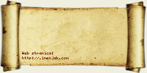 Marija Pejaković vizit kartica